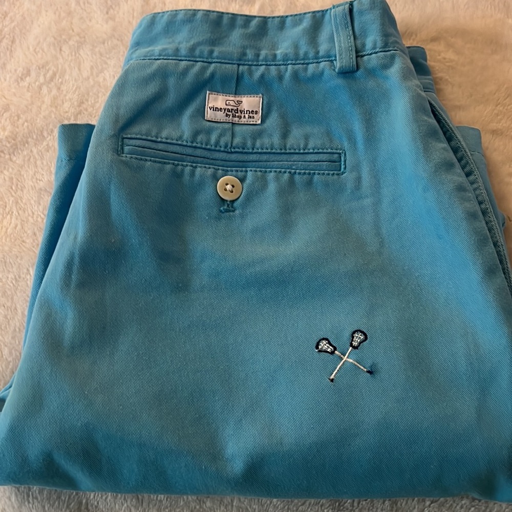 Vineyard Vines Embroidered Lacrosse Club Shorts Mens Size 33